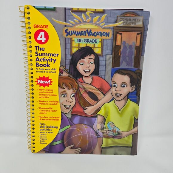 Summer Vacation 4th Grade Book & Zoombinis PC Game 2002 The Learning Company - Picture 3 of 16